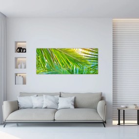 Tablou - Frunze de palmier (120x50 cm)