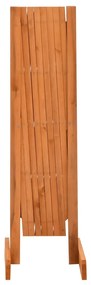 Gard cu zabrele de gradina, portocaliu, 150x80 cm, lemn de brad 1, Portocaliu, 150 x 80 cm