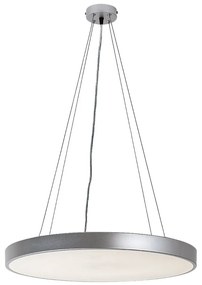 Lustra suspendata LED Tesia 40cm, argintiu