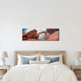Tablou - Nevada (cu ceas) (90x30 cm)