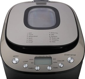 Masina de facut paine Zilan ZLN5213 Negru, putere 550W, ecran digital, coacere ajustabila