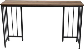 Masa bucatarie,tip bar.seria A-620,natur-negru,150x35x90 cm, 30152