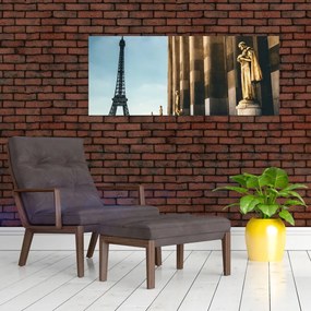 Tabou din piața Trocader, Paris (120x50 cm)