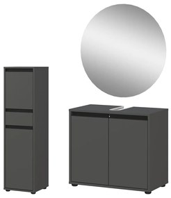 Set mobilă de baie gri antracit Lemont – Germania