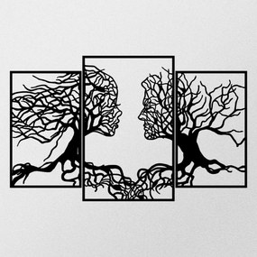 Accesoriu Decorativ de Perete Love Tree, Metal