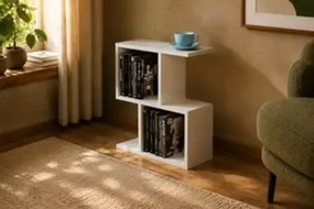 Masuta de cafea laterala, Zet Homs, alb, 51 x 45 x 17 cm, PAL 18 mm
