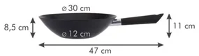 Tigaie Tescoma WOK CANTON, 30 cm