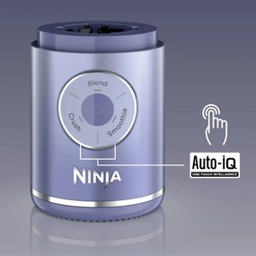 Blender portabil Ninja Blast Max BC251EUGY, 14.4W, 11.1V, 570 ml, 19000 rpm, Zdrobire gheata, Pana la 25 de cicluri, Fara BPA, Gri