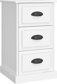 vidaXL Noptieră, alb, 39x39x67 cm, lemn prelucrat