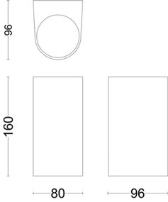 Aplică de exterior Philips NIGHTINGALE 2xGU10/35W/230V IP44