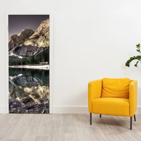 Fototapet pentru ușă - Lac în munți (95x205cm)