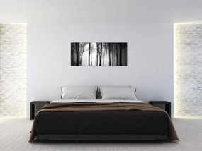 Tablou - Lup în pădurea întunecată (120x50 cm)