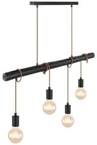 Lustră pe cablu Globo 15459-4H LEO 4xE27/60W/230V