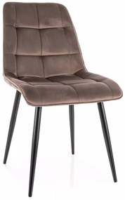 Scaun Chic velvet cappuccino Blu38