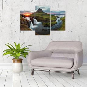 Tablou - Kirkjufell la apus (90x60 cm)