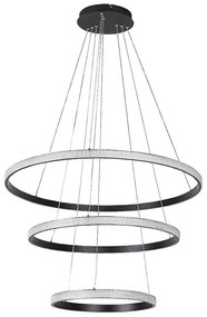 Lustra suspendata cu 3 inele LED Grete 80cm