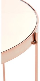 Măsuță auxiliară rotundă cu blat din sticlă ø 43 cm Allure – Premier Housewares