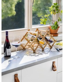 Raft de vin din bambus - Bonami Essentials