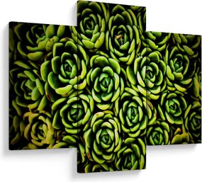 Tablou cu flori de piatră (90x60 cm)