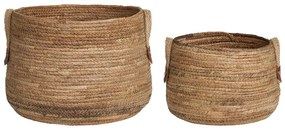 Coșuri de depozitare 2 buc. din răchită ø 39x28,5 cm Aosta – House Nordic