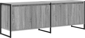 vidaXL Cabinet TV Gri Sonoma 140 x 36 x 49.5 cm Lemn compozit