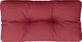 vidaXL Pernă de paleți, roșu vin, 80x40x12 cm, material textil