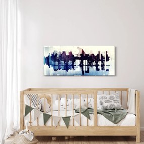 Tablou cu muzicieni (120x50 cm)