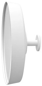 Oglindă de perete Brabantia MindSet Mineral 1005691, 5x mărire, Suport magnetic, Rezistent la coroziune, Acoperire minerală, Alb
