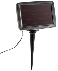 Ghiveci decorativ solar - 3 LED-uri, alb cald
