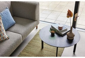 Măsuță de cafea neagră rotundă ø 80 cm Fjord – Hübsch