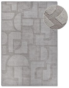 Covor gri țesut manual din lână 80x150 cm Alexis – Villeroy&Boch