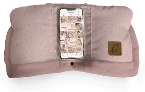 Manusi calduroase pentru carucior universal, Buzunar special pentru acces rapid la telefon, Pentru vremea rece, Impermeabile, Inchidere prin capse, Sepia Rose