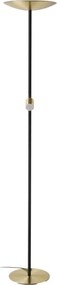 Eglo 901979 - Lampă de podea LED dimabilă CONIVARINO LED/26,5W/230V +LED/4W, auriu