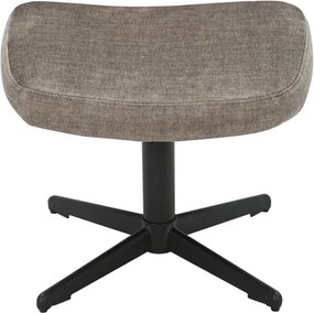 Taburetele/ Suport pentru picioare VOGUE catifea taupe