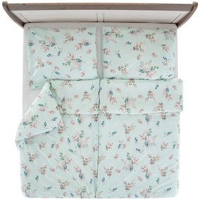 Lenjerie de pat din bumbac Renforcé SAVA verde deschis Dimensiune lenjerie de pat: 70 x 90 cm | 140 x 200 cm