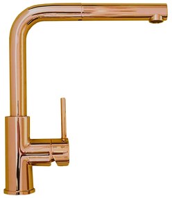 Baterie chiuveta cu capat extractibil, copper Cupru