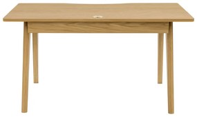 Birou cu aspect de lemn de stejar 70x140 cm Nice – Woodman