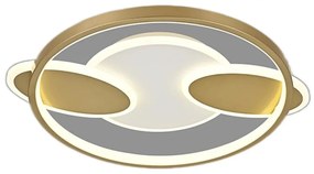 Lustra LED Cu Telecomanda, Elit's Esn R9054 R, 110W, Auriu