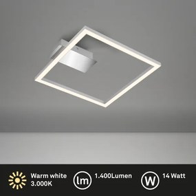 Plafonieră LED 14W/230V, crom mat
