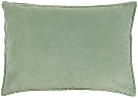 Husa de perna din catifea verde MISTY JADE 72x52 cm