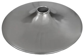 Baza rotunda rezistenta din otel cromat pentru scaune bar