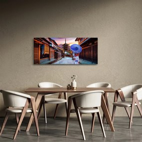 Tablou - Femeie asiatică (120x50 cm)
