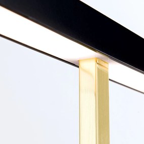 Veioza/Lampa de masa LED moderna AUFTAKT auriu/negru