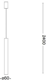 Ideal lux - LED Lustră pe cablu 1xGU10/7W/230V CRI90 de cupru