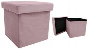 Taburet pliabil 30x30cm Perfect Pink