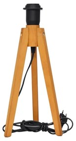 Lampă de masă ALBA 1xE27/15W/230V negru/auriu/stejar