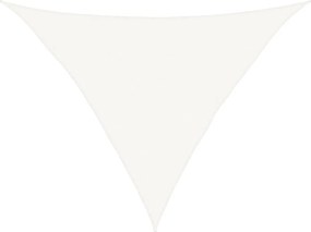 vidaXL Pânză parasolar, alb, 5x5x6 m, HDPE, 160 g/m²