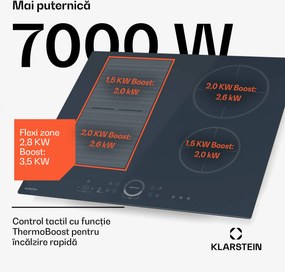 Klarstein Delicatessa 60 Hybrid, plită cu inducție, incorporabilă
