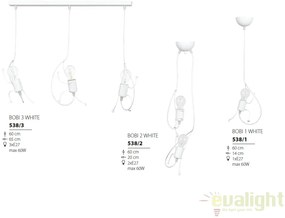 Pendul design modern minimalist BOBI II alb 538/2 EMB