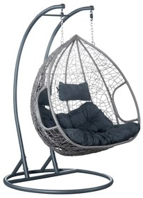Fotoliu dublu suspendat Deber (gri) . 1116294